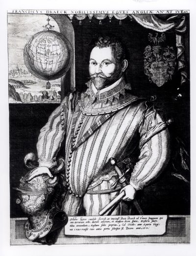 Portrait of Sir Francis Drake (c.1540-96) by English School